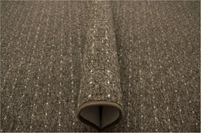 Hurkos Szőnyeg Barna Bézs Kockás Filc Zembla Szoba 250x350 cm