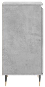 2 db betonszürke szerelt fa tálalószekrény 40 x 35 x 70 cm