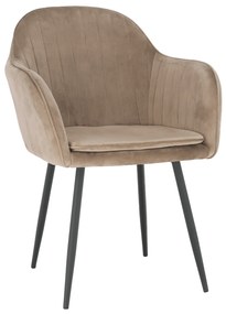 Dizájnos fotel Zirky (szürkésbarna). 1016336