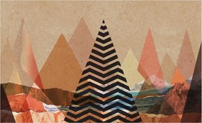 Fotótapéta Falra az előszoba konyhájába Absztrakt tájkép 416x254