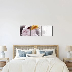 Egy sas képe (órával) (90x30 cm)