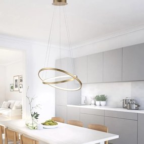 LEUCHTENDIREKT-11525-12 CIRCLE Arany színű Függeszték LED 42W IP20