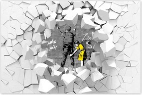 Poszterek 120x80 Banksy kislány