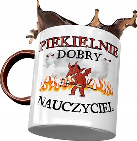 Bordó Bögre Tanárnak Pokolian Jó Nyomtatott Fotóval