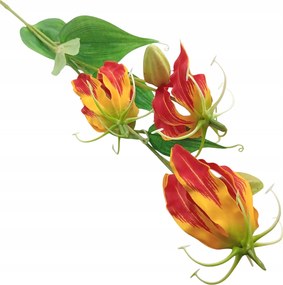 Gloriosa Műág XXL 76cm Mint Élő Virágok Egzotikus Dekoráció