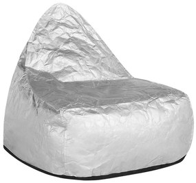 Ezüst babzsák 73 x 75 cm DROP Beliani