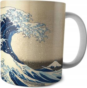 Nagy hullám bögre Kanagawában Katsushika Hokusai