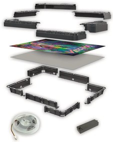 Stranger Things The Demogorgon 520 db-os puzzle LED-es keretben Clementoni