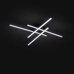 Brilagi - STRIPES LED mennyezeti lámpatest LED/37W/230V fekete