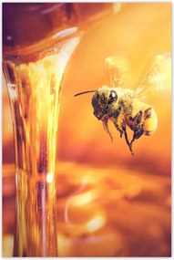 Poszterek 80x120 Csöpögő méz befőttes üvegből