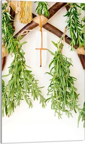 Üveg Vágódeszka 30x52 Fűszernövények A Konyhába