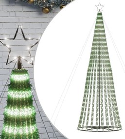 hideg fehér LED karácsonyfa 688 LED 300 cm