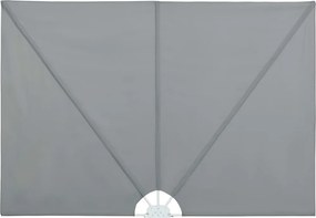 vidaXL szürke összecsukható terasz oldalárnyékoló 400 x 200 cm