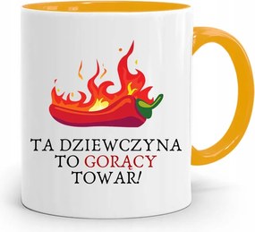 Sárga Bögre Ajándék Lányoknak Forró Áru! fényképes nyomattal