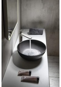 Sapho - FORMIGO ráültethető mosdó Ø 39 cm, beton/antracit