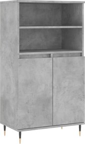 vidaXL betonszürke szerelt fa magasszekrény 60 x 36 x 110 cm