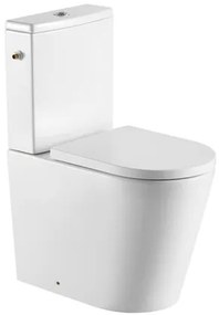 Kombinált wc SAT Brevis fehér fényes felülettel vario lefolyó SATBRE031RTORVP