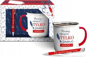 Ajándék bögre toll, Pedagógusnapi ajándék Évzáró