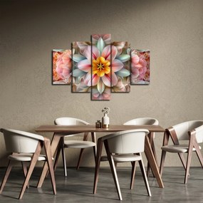 Kép - Kaleidoszkópos virág (150x105 cm)