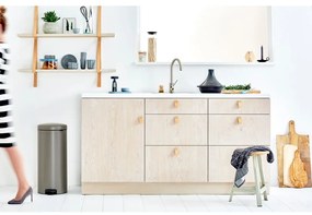 Szürke acél pedálos szemetes 30 l NewIcon – Brabantia