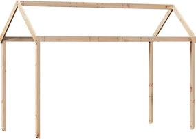 vidaXL tömör fenyőfa gyerekágytető 207 x 95,5 x 159 cm