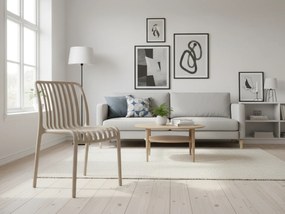 Műanyag szék TREGO, bézs