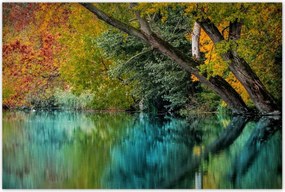 Poszterek 120x80 Őszi táj Folyó