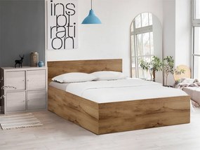 SOFIA ĂĄgy 160 x 200 cm, artisan tölgy ĂgyrĂĄcs: LĂ©ces ĂĄgyrĂĄcs, Matrac: Coco Maxi 20 cm matrac