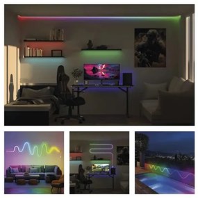 RGBIC LED Dimmelhető szalag GoSmart LED/24W/230V 3 m Wi-Fi Tuya