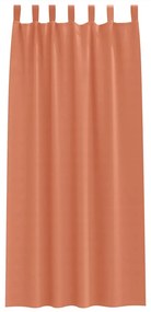 Függönyök függönyökkel 2 pcs Terrakotta 225x140cm Poliészter