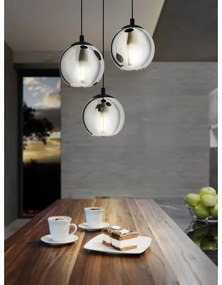 Eglo 98653 - Csillár zsinóron ARISCANI 3xE27/40W/230V