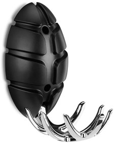 Fekete fali akasztó Bug – Spinder Design