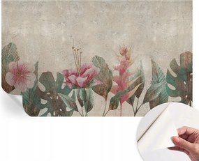 Öntapadós tapéta Fali furnér 3D hatás Finom növényvilág 416x254 cm