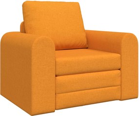 vidaXL Kanapéágy Sötét sárga 98 x 71 x 83 cm szövet