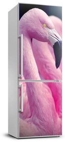 Hűtőre ragasztható matrica Flamingók FridgeStick-70x190-f-73127657