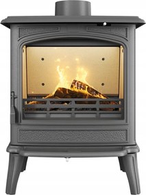 Kecske öntöttvas szabadonálló kályha öntöttvas kályha 6,5kW kandalló Artemida fa