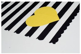 Asztali futó 45x140 cm Black Stripes – Minimalist Cushion Covers