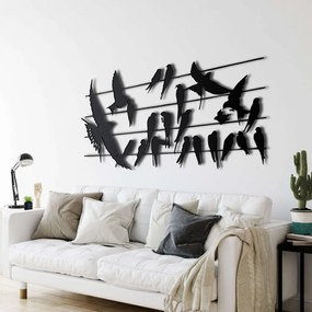 Fém fali dekoráció, 60×28 cm