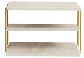 Lifon Gold Travertine kisasztal