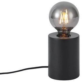 Modern fekete asztali lámpa 13 cm - Cylinder