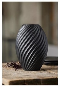 River fekete porcelán váza, magasság 26 cm - Morsø