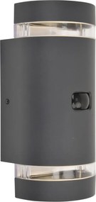 LUTEC 5604014118 FOCUS Modern Kültéri Fali Lámpa Antracit GU10 IP44