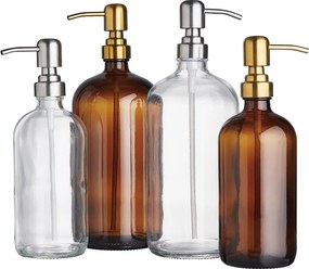 SOAP OPERA szappanadagoló, átlátszó-ezüst 500 ml