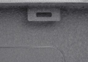 Erga HD, 1 kamrás acél mosogató 480x450x210 mm, acél, ERG-MLS-HD4845