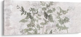Kép - Növények vakolatban (120x50 cm)