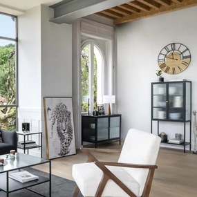 Atmosphera - Asztali lámpa AINA 1xE27/25W/230V fenyő