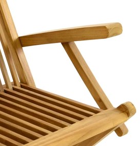 DIVERO® Kerti szék összecsukható  4 db tíkfa