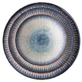 24 részes étkészlet kék/porcelán