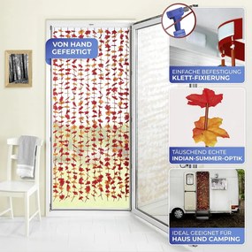 Piros függöny ajtóra 90x190 cm Indian Summer – Maximex