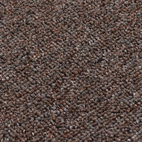 15 db barna négyszögű csúszásmentes lépcsőszőnyeg 60 x 25 cm